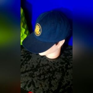 Whitehouse historical association Classic Navy Baseball Cap with Gold Emblem
